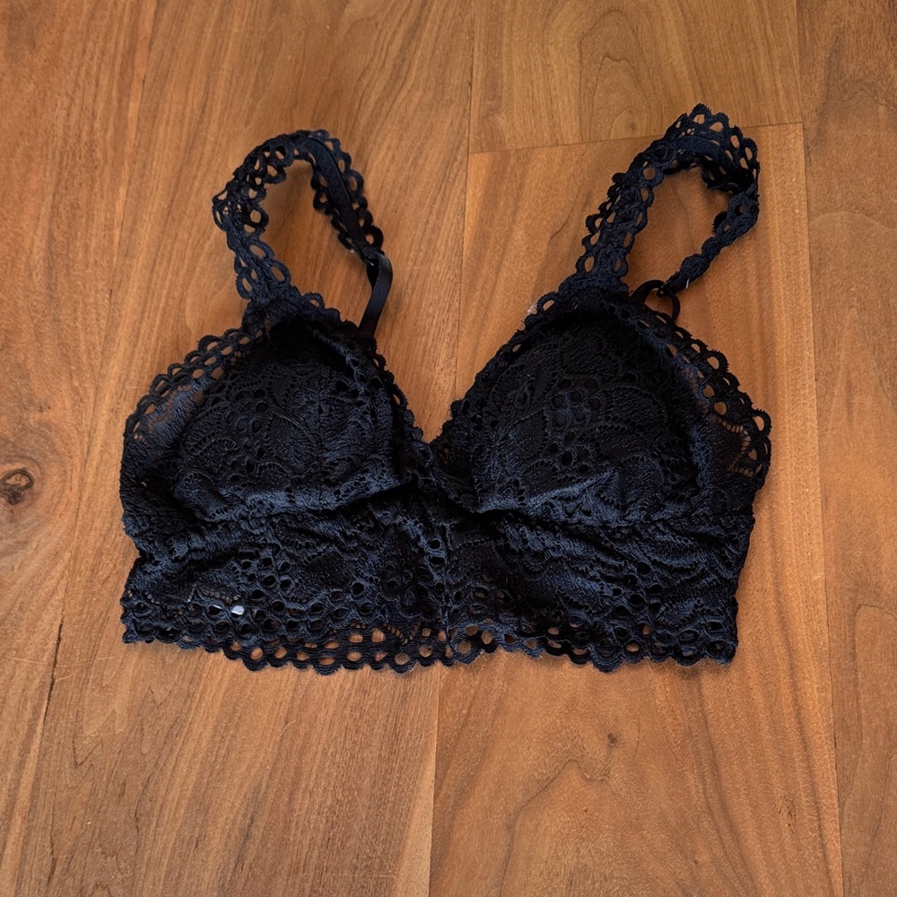 Aerie Black Lace Bralette